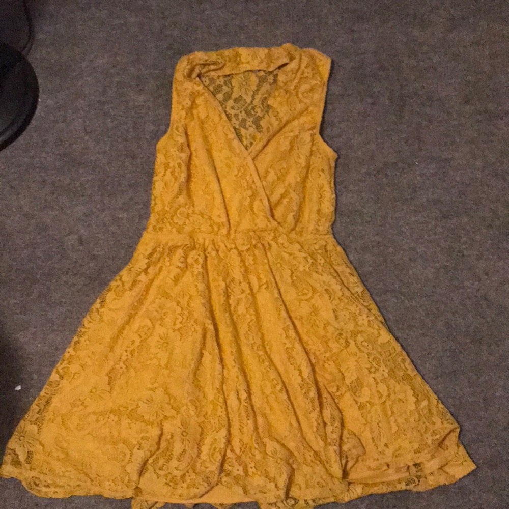 Yellow Lacy Dress